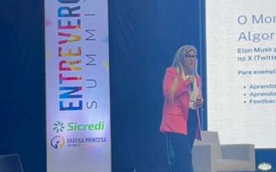 Juliana Serafim Impressiona no Entrevero Summit em Lages com Palestra sobre Inteligência Artificial Aplicada aos Negócios